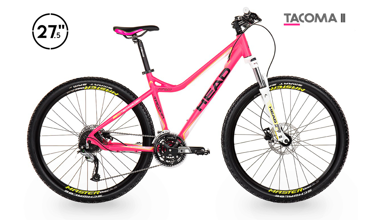 Фотография Велосипед 27,5" Head Tacoma 2 (2018), размер M, Розовый